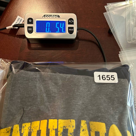 Michigan Wolverines Baseball Shirt Womens S Gray Blue Colorblock Graphic Tee - Picture 8 of 8